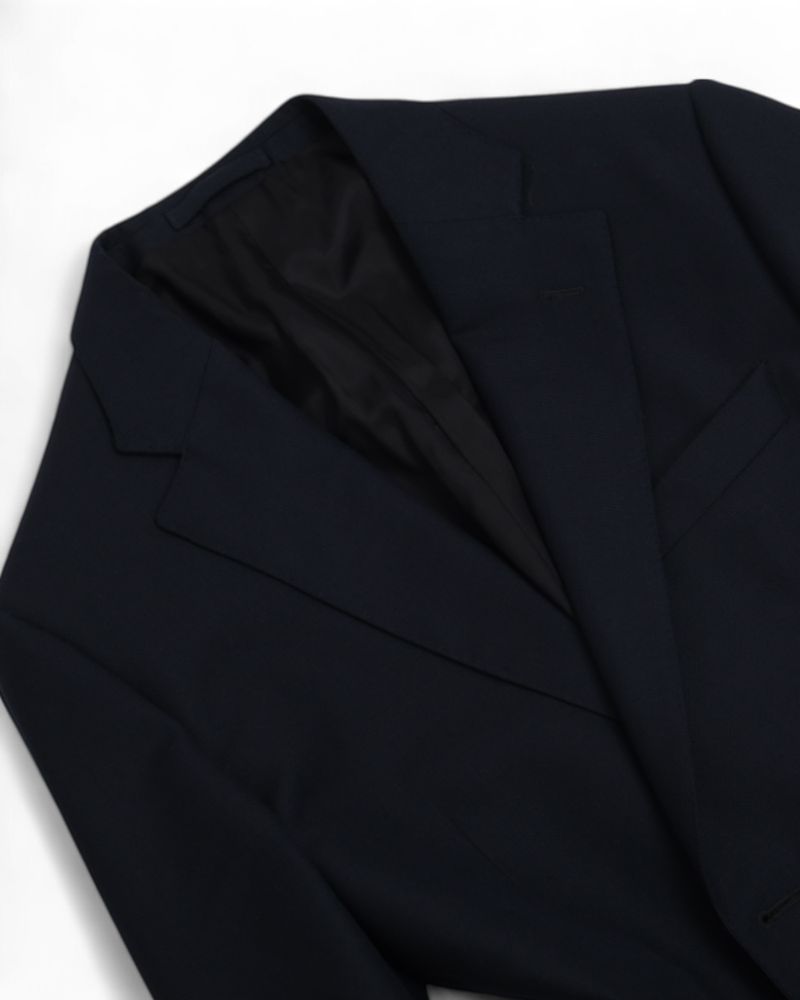 Navy Single Breasted Sports Jacket