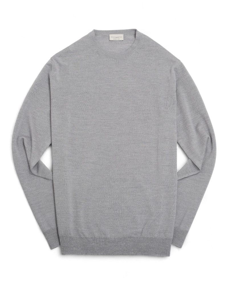 Light Grey Wool & Silk Sweater