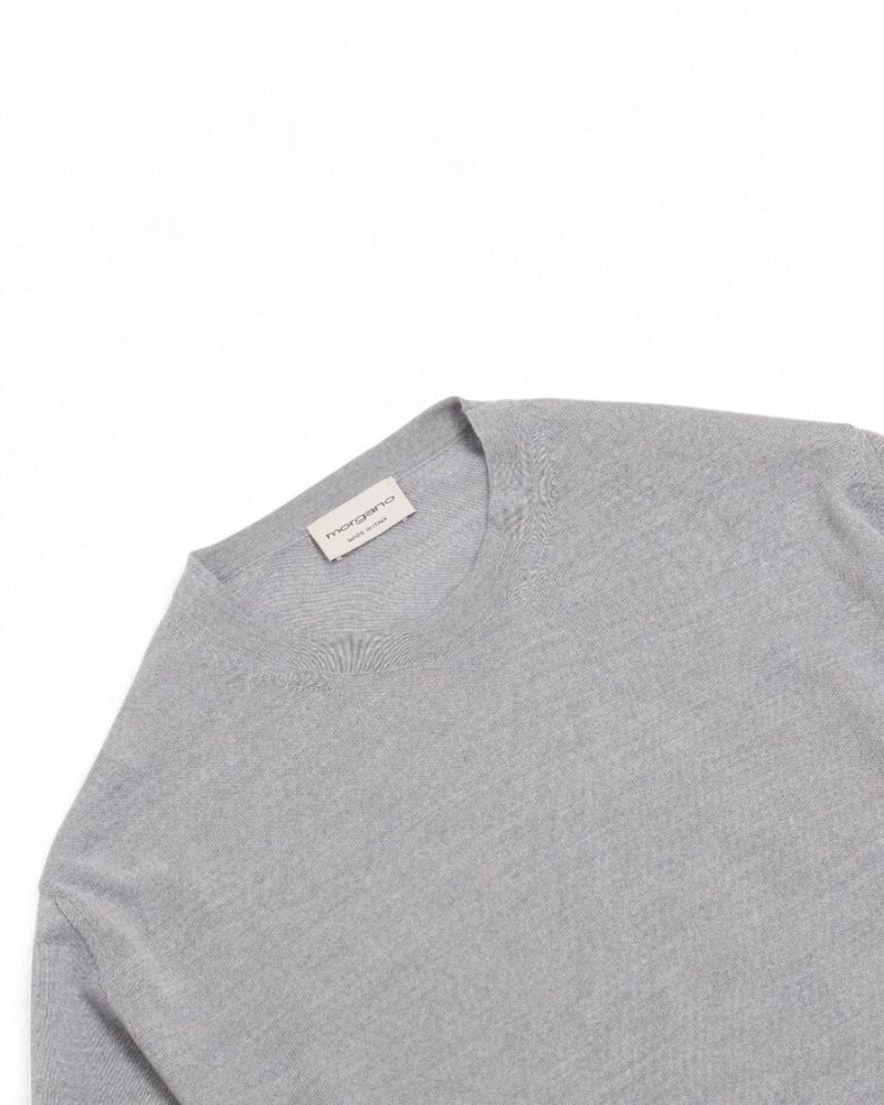 Light Grey Wool & Silk Sweater