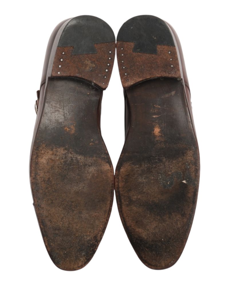 Brown Leather Monk
