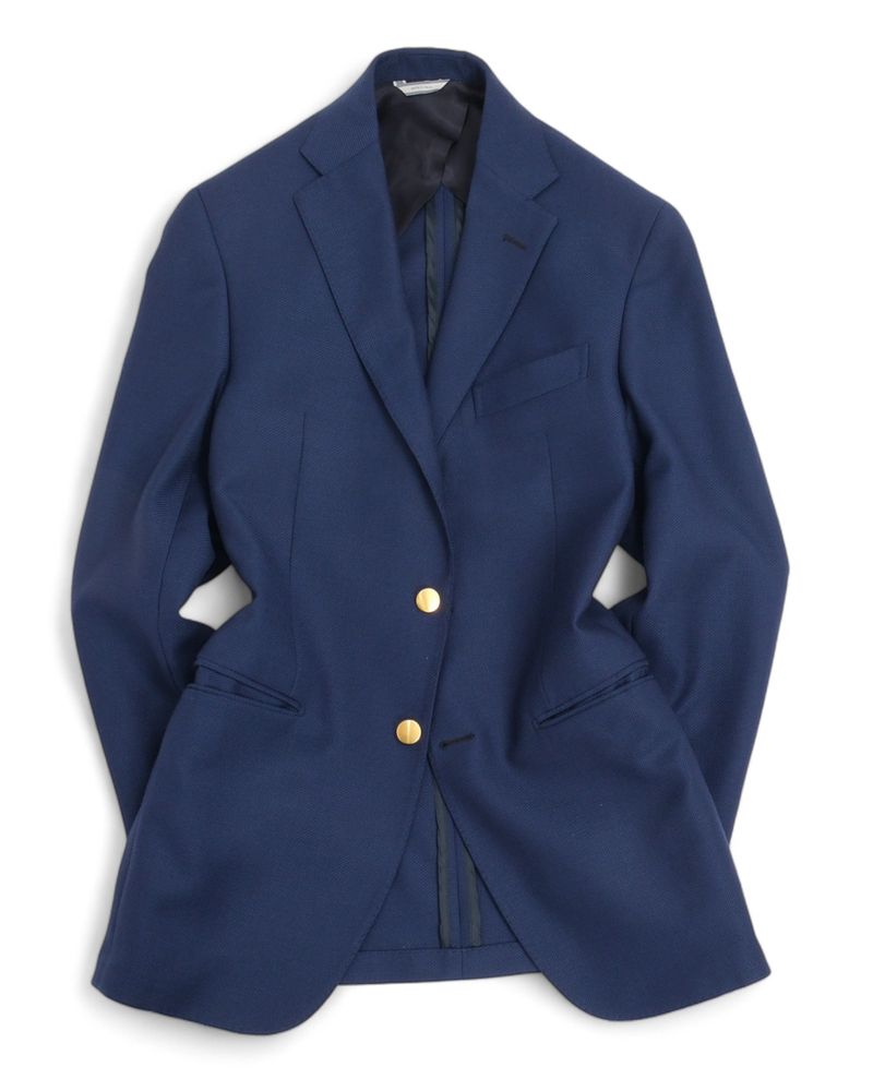 Midnight Blue Wool Blazer