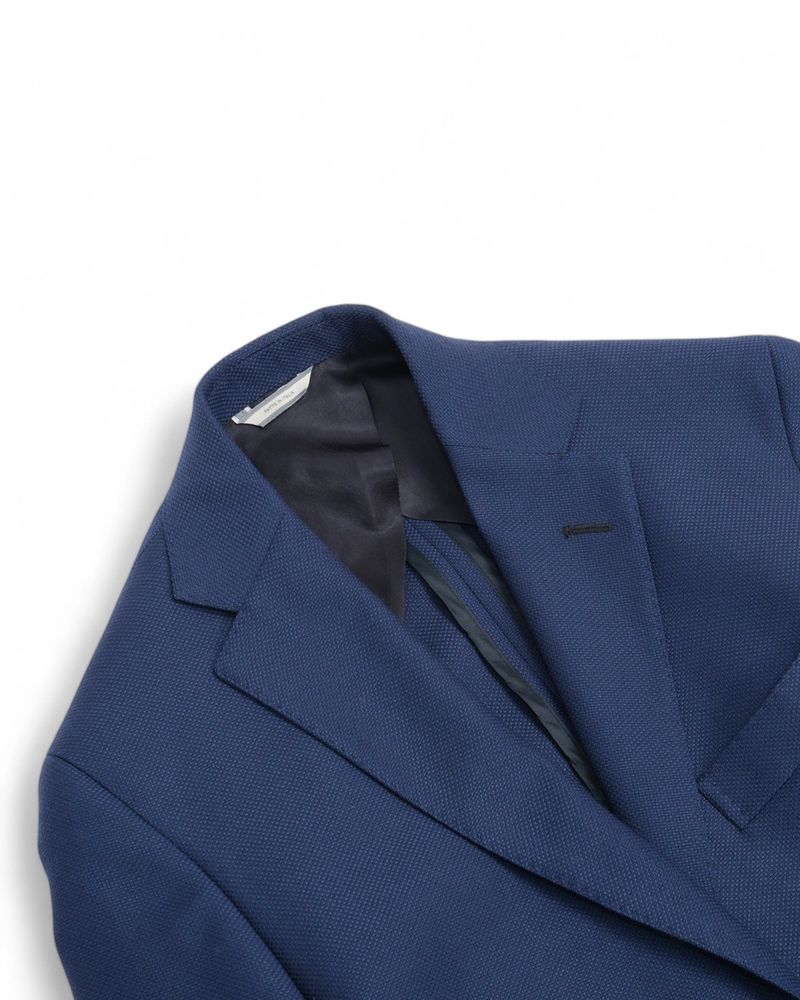 Midnight Blue Wool Blazer