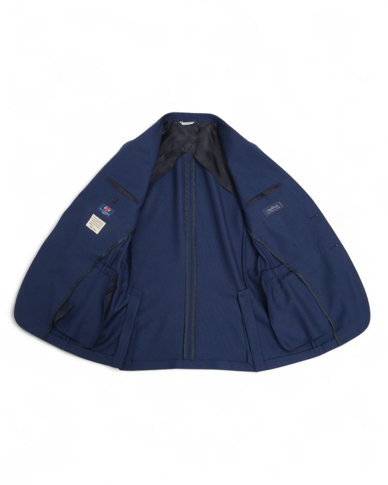 Midnight Blue Wool Blazer