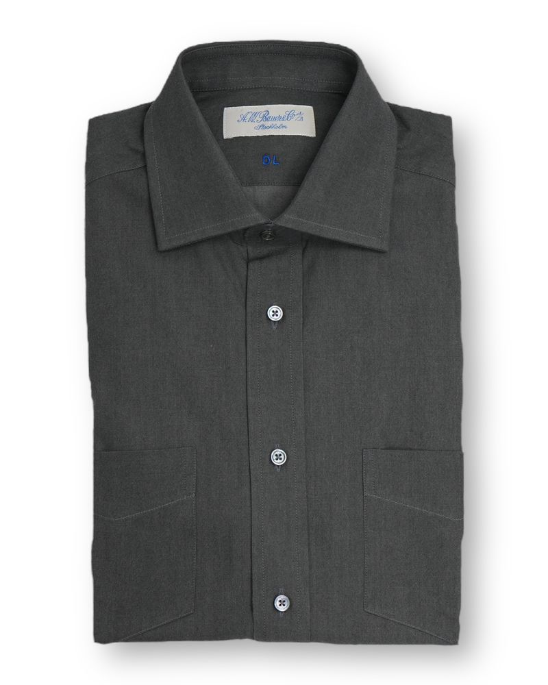 Dark Grey Denim Shirt