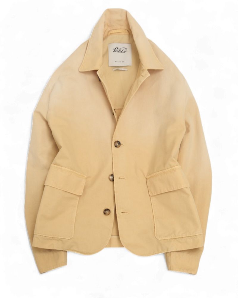 Faded Yellow Canvas Jacket