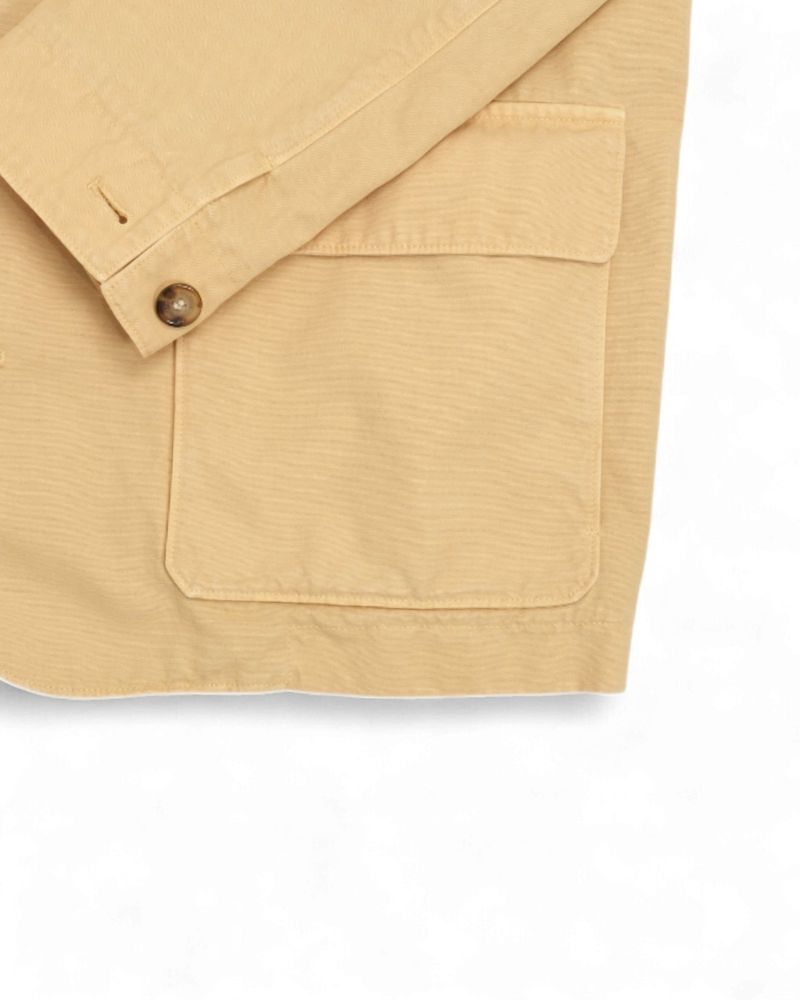 Faded Yellow Canvas Jacket
