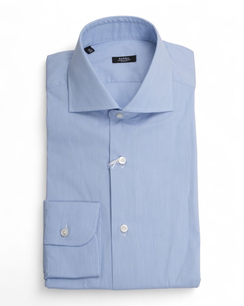 Light Blue Spread Collar Shirt