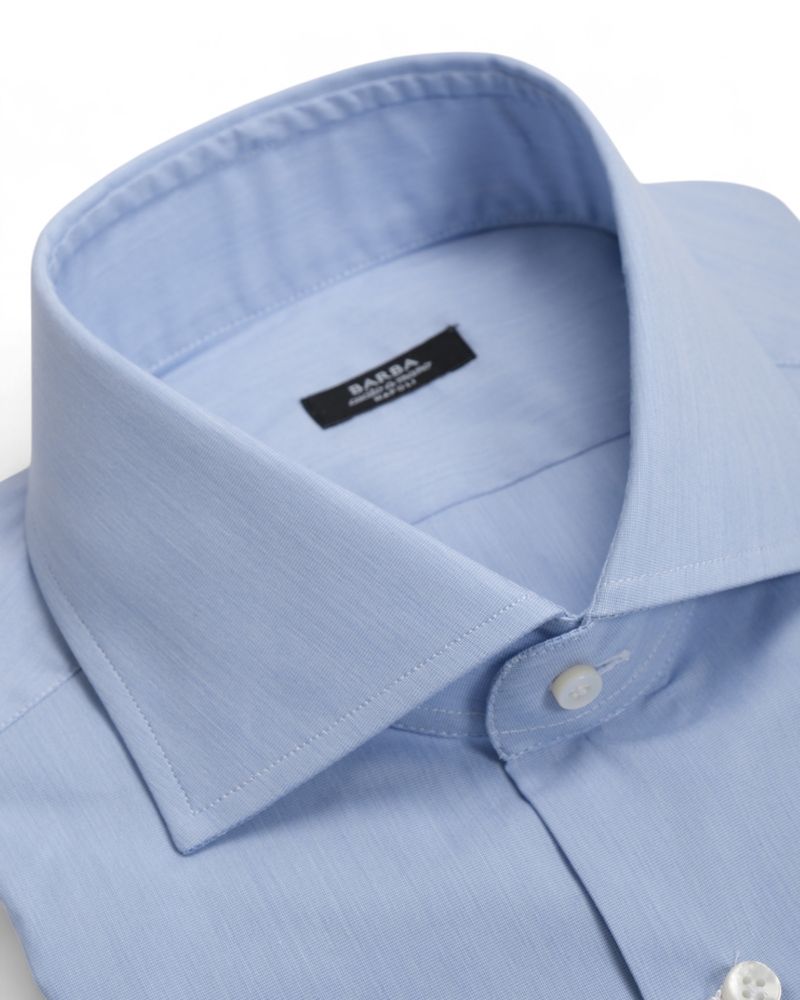Light Blue Spread Collar Shirt