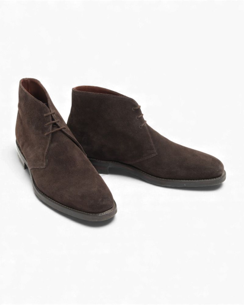 Dark Brown Suede Chukka Boots