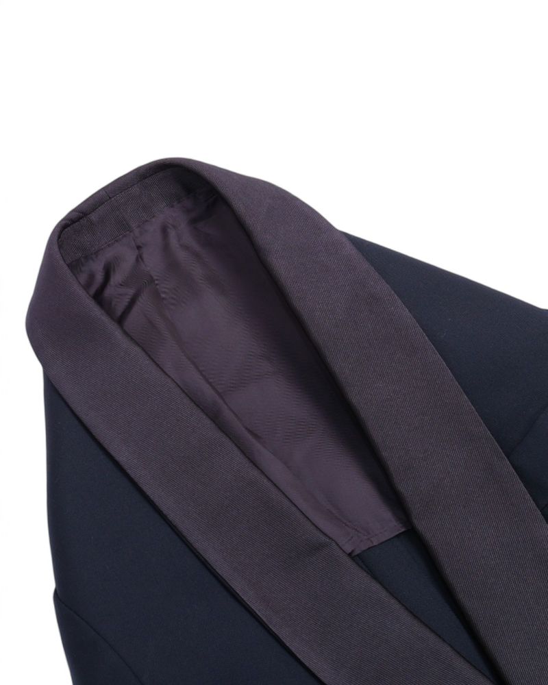 Navy Super 110´s Wool Shawl Tuxedo