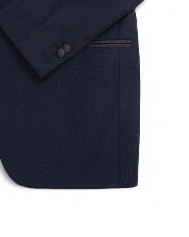 Navy Super 110´s Wool Shawl Tuxedo