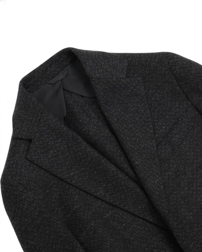 Dark Grey Wool & Cashmere Sports Jacket