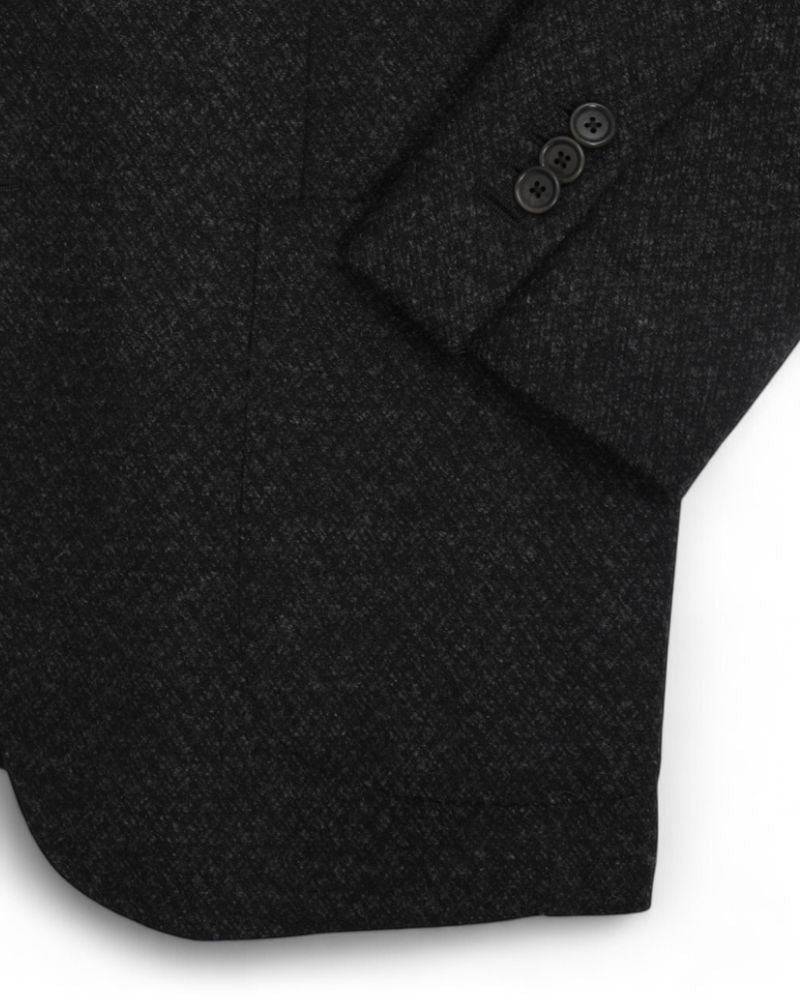 Dark Grey Wool & Cashmere Sports Jacket