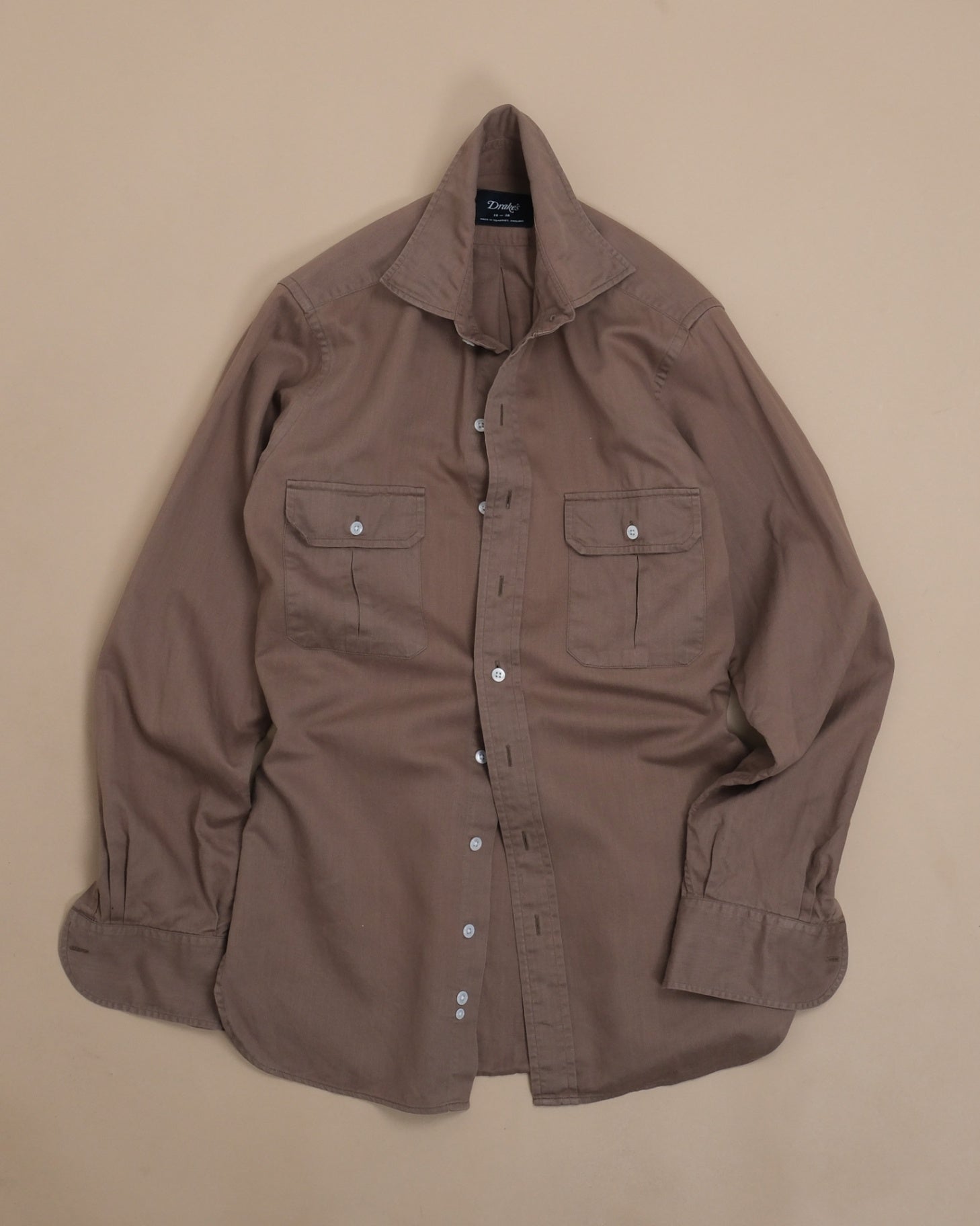 Mud Cotton/Linen Twill Work Shirt