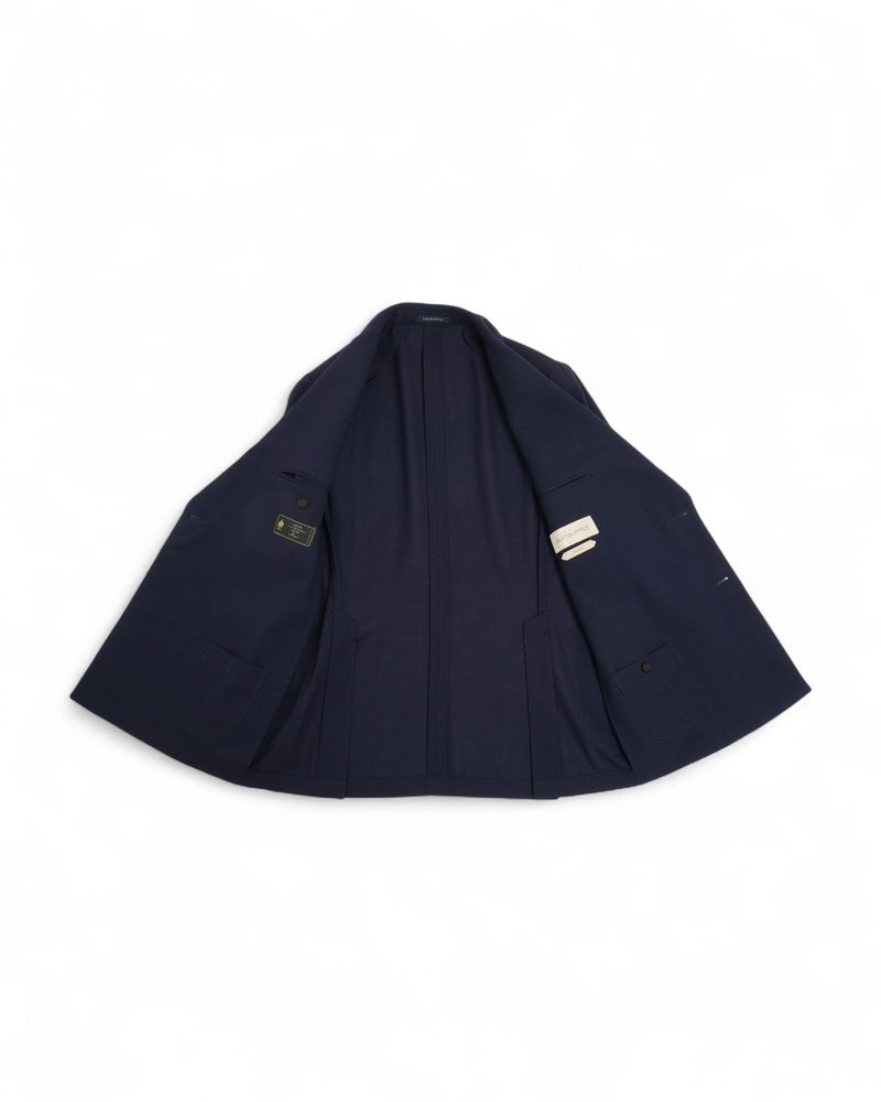 Navy High Twist DB. Sports Jacket
