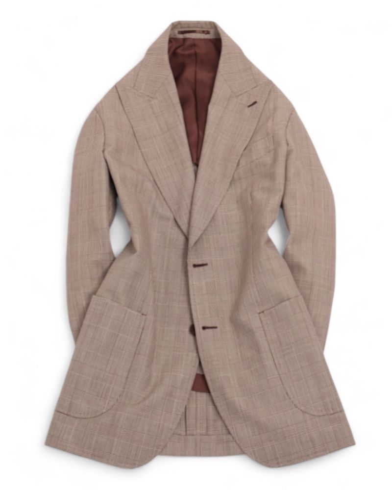 Brown Glen Check Dugdale Bros & Co Suit