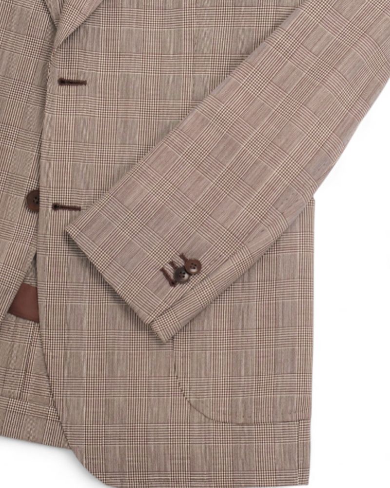 Brown Glen Check Dugdale Bros & Co Suit