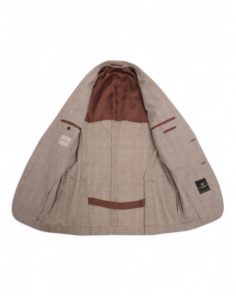 Brown Glen Check Dugdale Bros & Co Suit