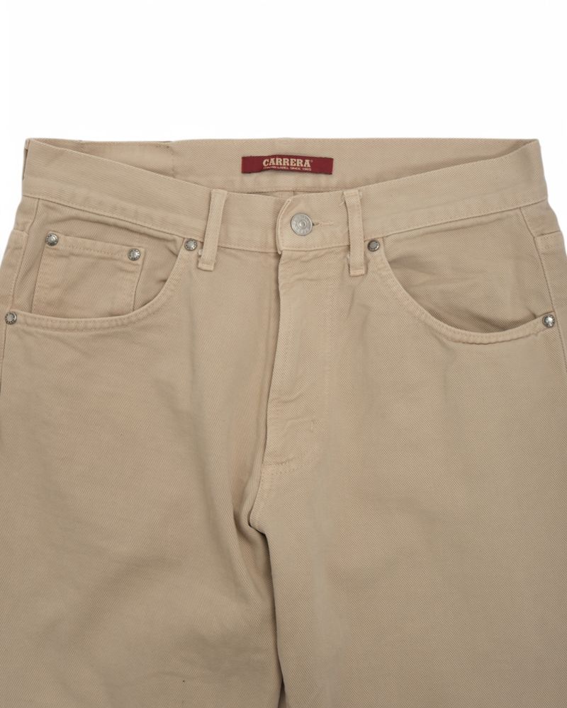 Beige High Rise Jeans