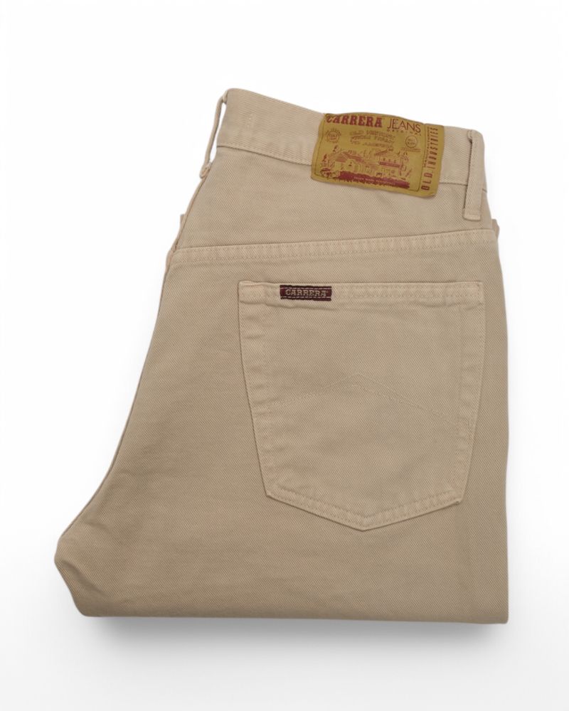 Beige High Rise Jeans