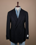 Navy Balloon Hopsack DB. Sports Jacket