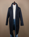 Navy Bonded Cotton Rain Coat by Mackintosh x Cad & The Dandy