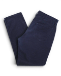 Navy Needlecord High-Rise 5-Pocket Trousers by Saman Amel
