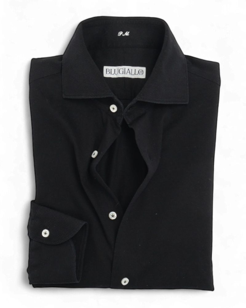 Black Pique Shirt