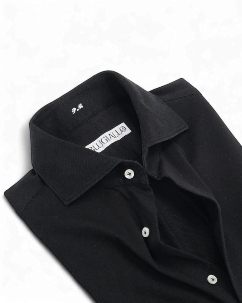 Black Pique Shirt