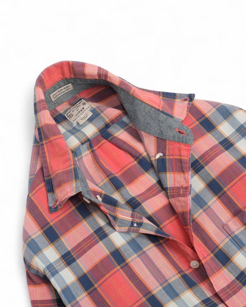 Multicolored Check Madras Shirt