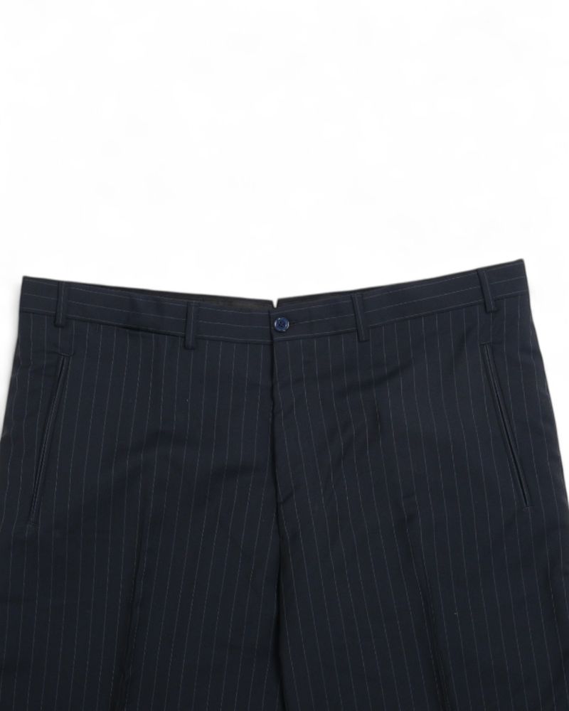 Navy Pinstripe Scabal Wool Suit