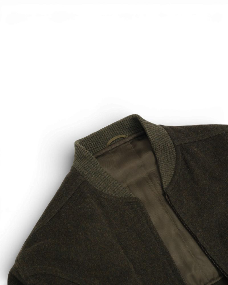 Forest Loden Bomber Jacket