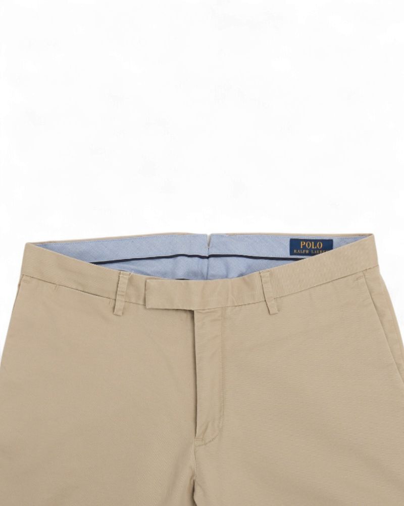 Beige Cotton Chinos
