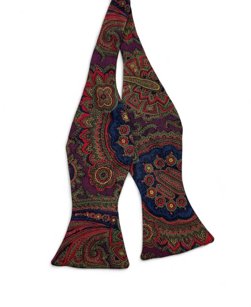 Paisley Silk Bow Tie
