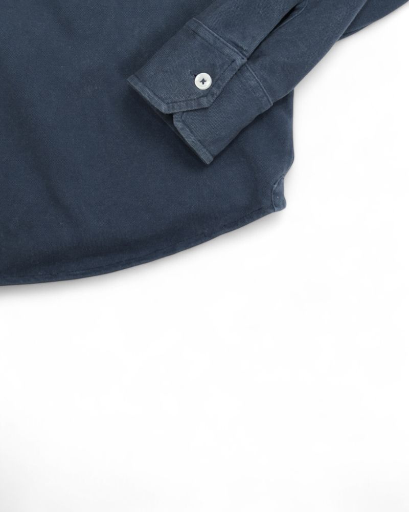 Navy Cotton Lupo Polo