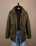 Olive Nylon Padded Field Jacket