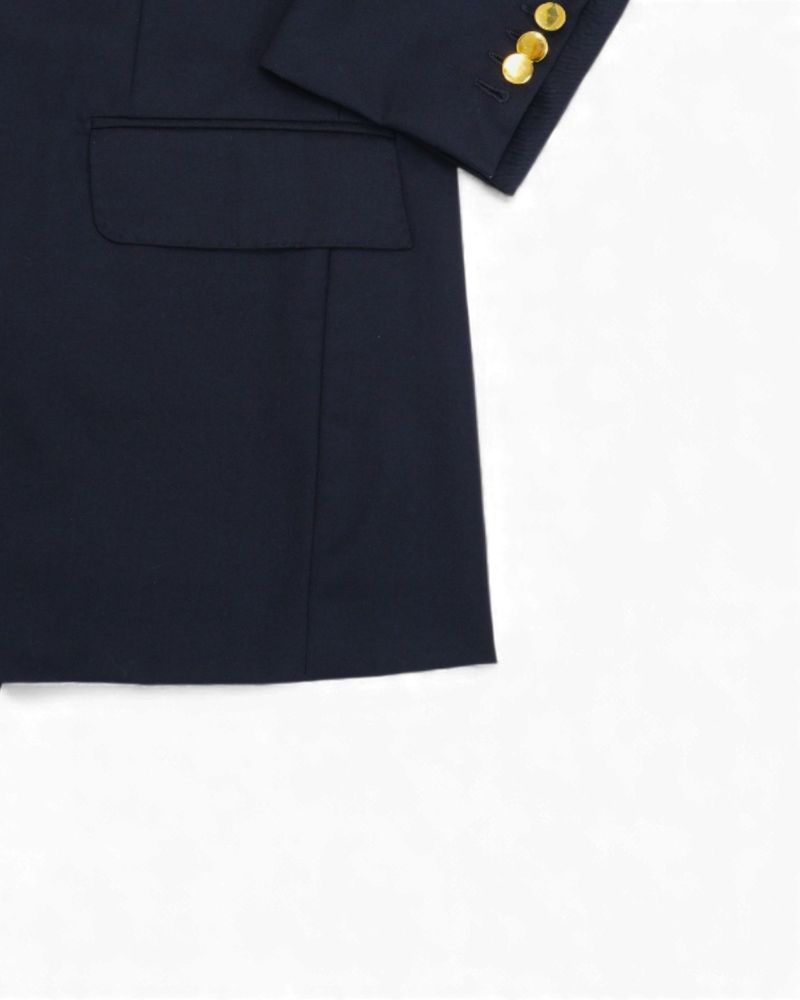 Navy Twill Club Blazer