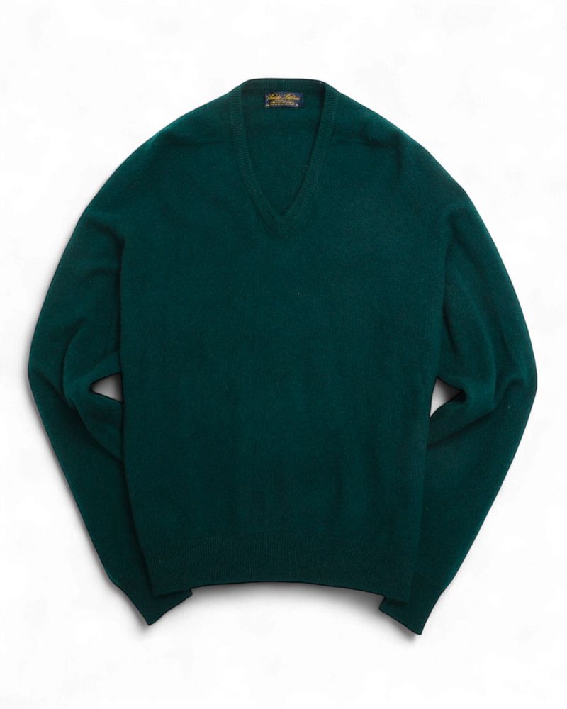 Dark Green cashmere V-Neck