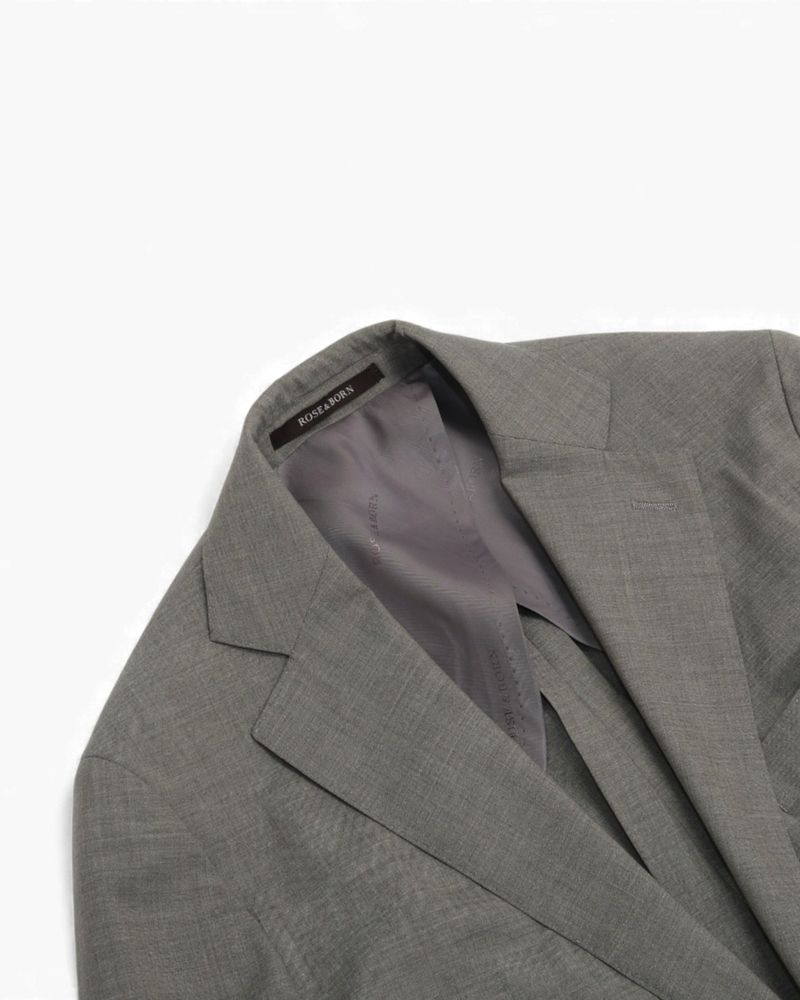 Light Grey Sharkskin Suit