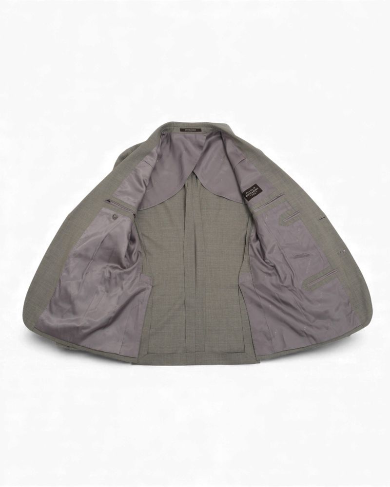 Light Grey Sharkskin Suit