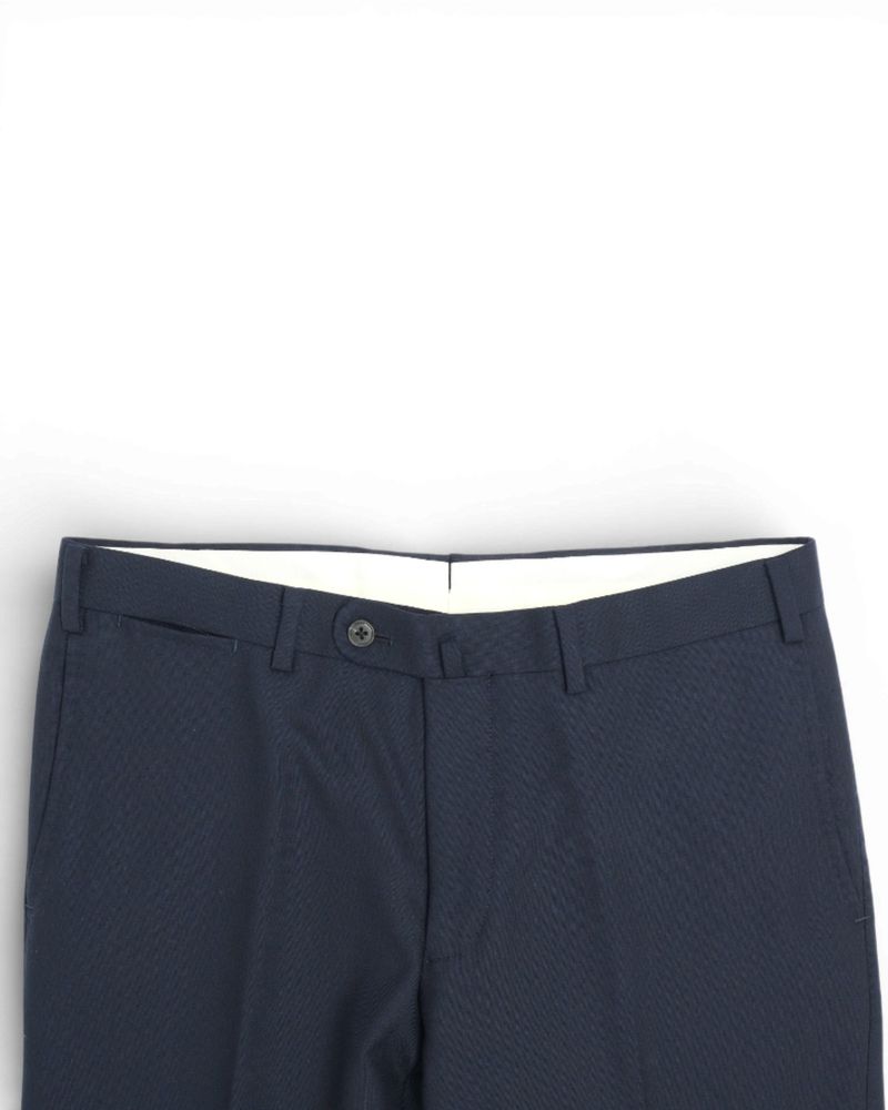 Navy Unconstructed Wool Suit