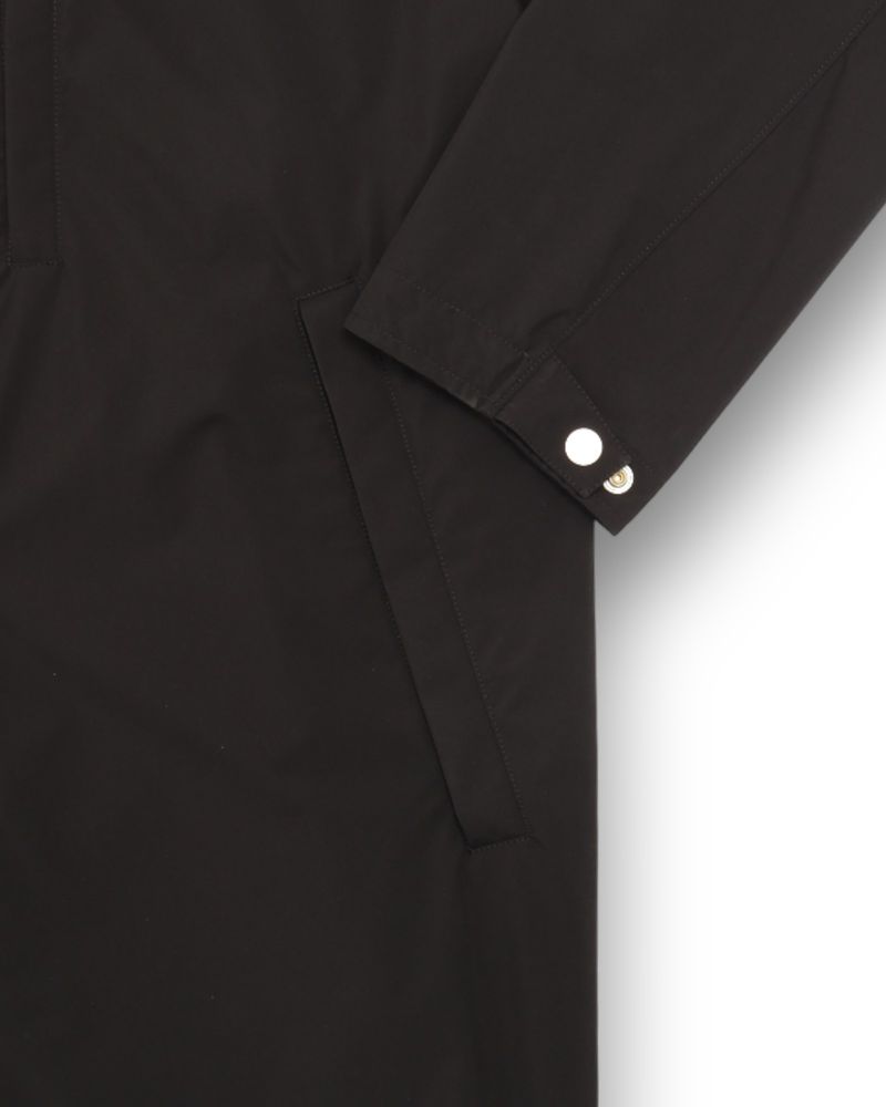 Black Unconstructed Water-Proof Parka