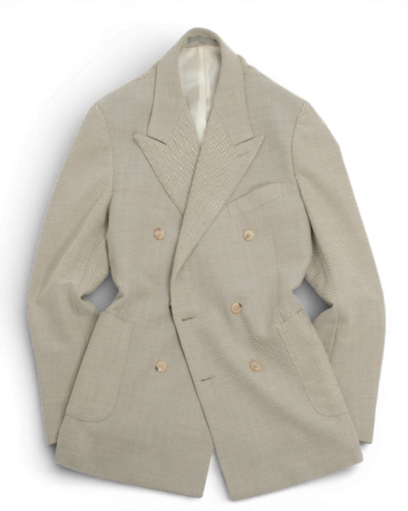 Sand Double Breasted Suit
