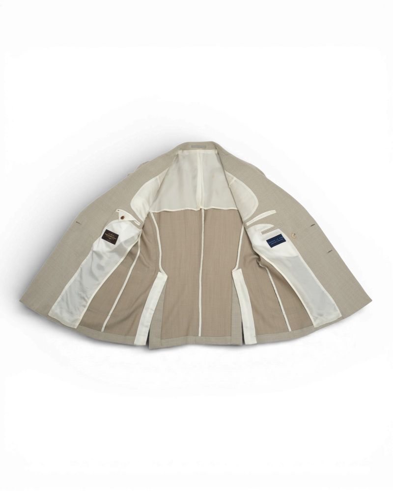 Sand Double Breasted Suit