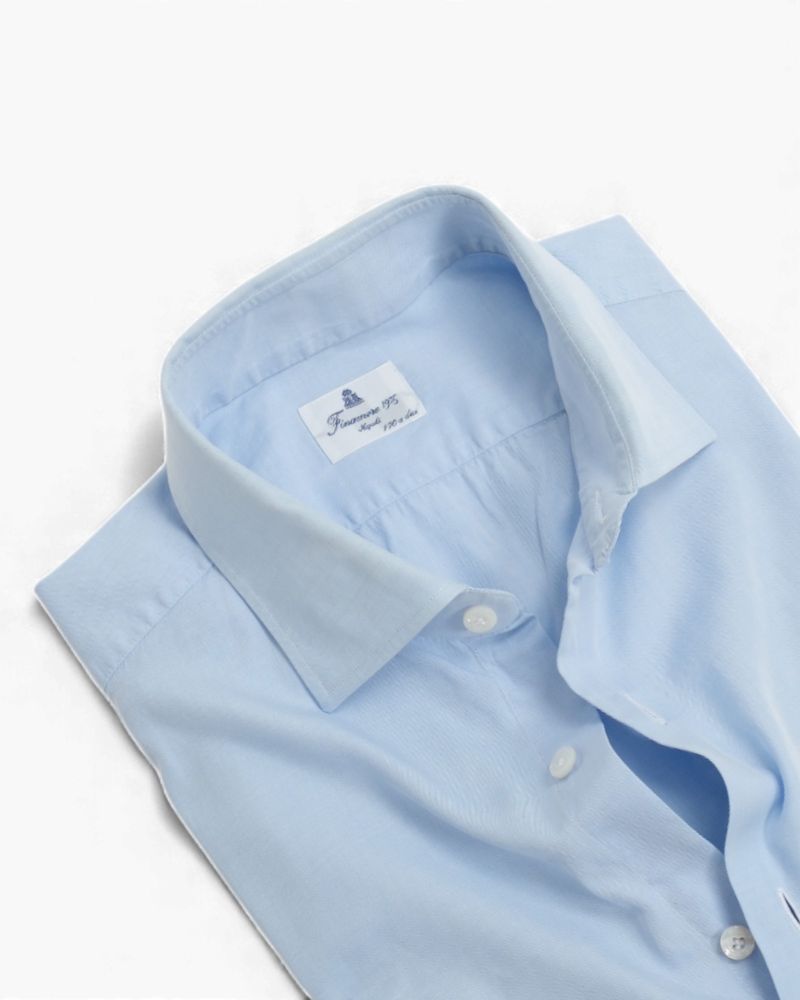 Powder Blue Poplin Shirt