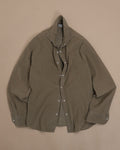 Pale Olive Baby Cord Western Shirt