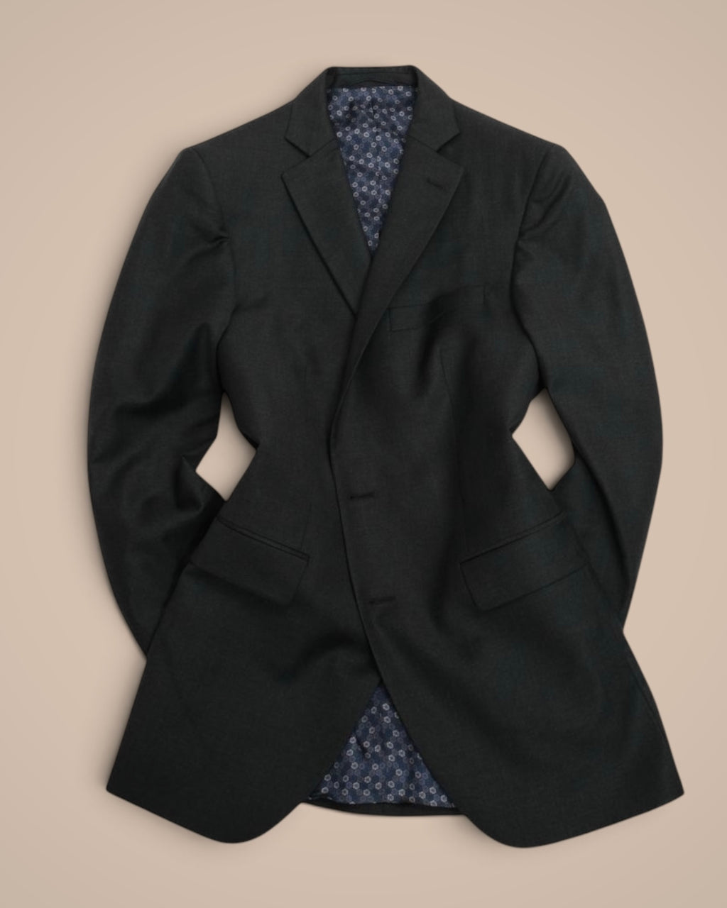 Dark Grey Super 100's Wool Suit