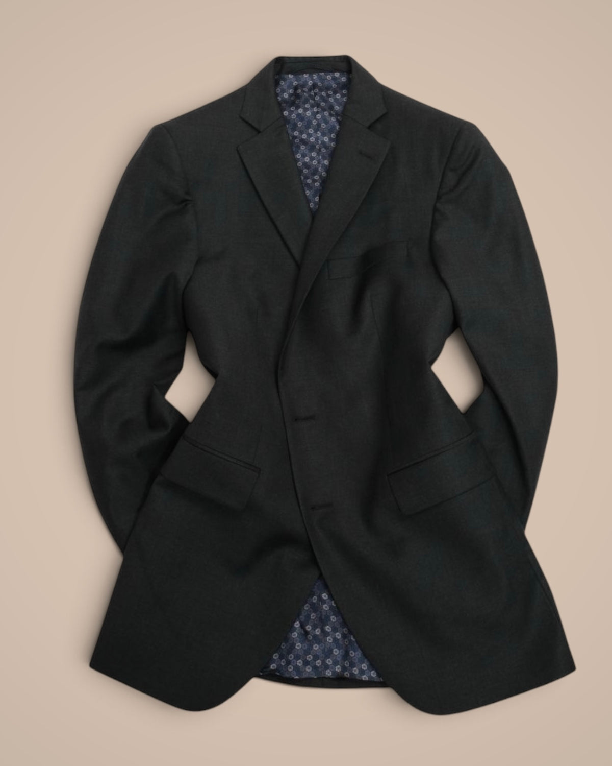 Dark Grey Super 100's Wool Suit