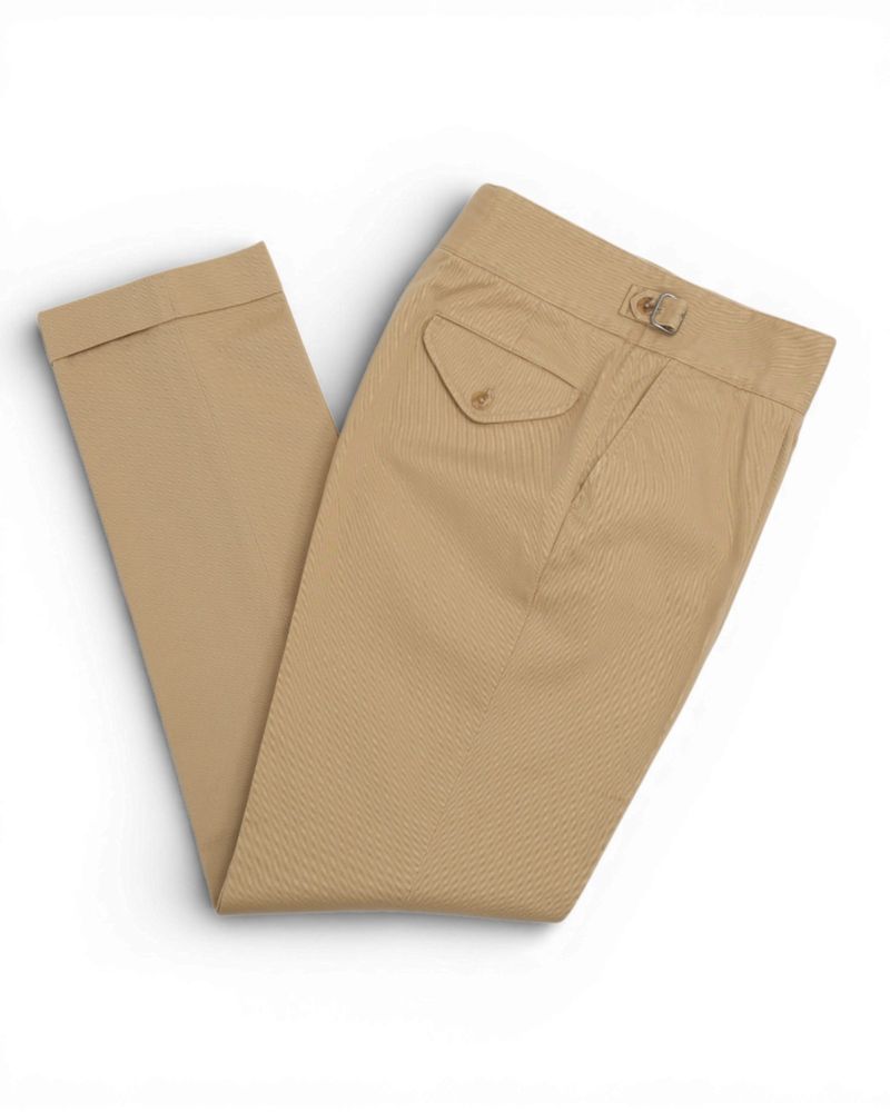 Khaki Twill Ghurka Trousers