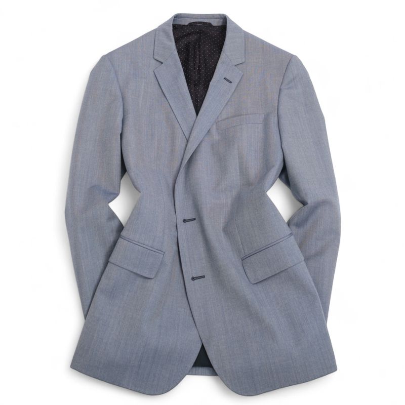 Light Blue Wool Sports Jacket